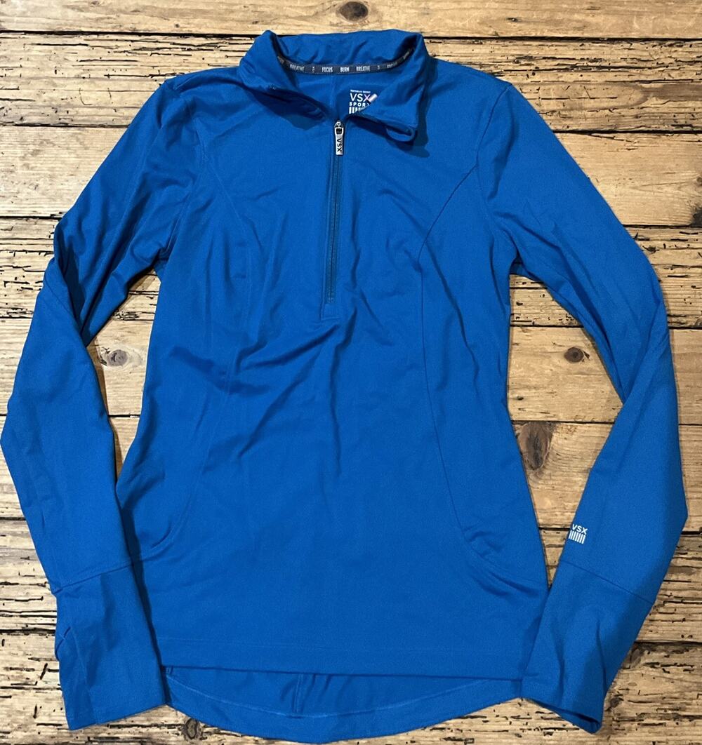 VSX Sport Womens Size S Teal Blue 'Knockout' Pullover Jacket